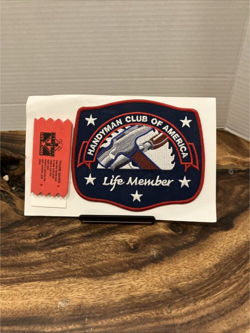 Handyman Club of America Life Member Iron On Patch 5 3/4" x 4 3/4"